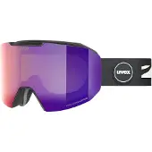 Uvex Evidnt Attract Woman Ski Goggles Noir Mirror Ruby Contrastview Green Clear/CAT2+Yellow Clear/CAT1 Femme