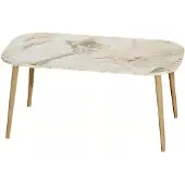 AEA Moderner Couchtisch aus Holz in Beige