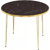 AEA Schwarzer Holz-Couchtisch im modernen Design
