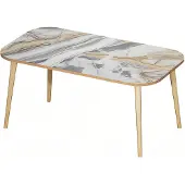 Xl Moebel Gmbh Mehrfarbiger Holz-Couchtisch im modernen Design