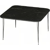 AEA Eleganter schwarzer Couchtisch aus Holz mit modernem Design