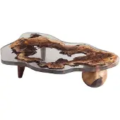 AEA Moderner Couchtisch aus Holz in Braun