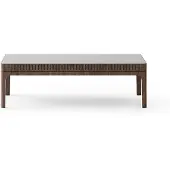 AEA Eleganter brauner Couchtisch aus Holz für modernes Wohnzimmer