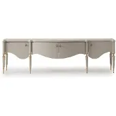 AEA Sideboard RTV Lowboard TV Ständer Beige Holz Wohnzimmer Tisch Schrank