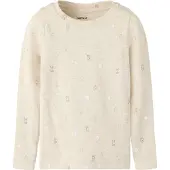 Name it T-Shirt 'NMFOLYDIANA' beige chiné