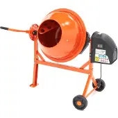 OEM Bétonnière 63 litres 27,5 tr/min 650 W 230 V Mélangeur Mélangeur à ciment Mélangeur