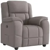 vidaXL Fauteuil relax Taupe Tissu