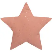 Atmosphera Coussin Enfant Oya Étoile Rose Terracotta