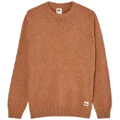 Quiksilver - Pull confortable - Slow Song Neppy Sweater Rawhide en Laine - Taille L - Marron
