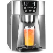 Klarstein Machine a Glacons pour la Maison, Capacité de 2L, Fabrique Rapidement Jusqu'à 12kg de Glacons, Alarmes de Sécurité, Machine à Glaçons de Comptoir, Ice Maker, Distributeur Eau Froide