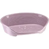 Ferplast Lit pour chien en plastique SIESTA DLX 6 rose 70,5x52x23,5cm FP