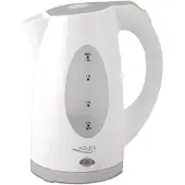 Adler Bouilloire AD 1208, capacité 1,8 L, blanc/gris