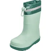 Playshoes Bottes en caoutchouc menthe / sapin / blanc