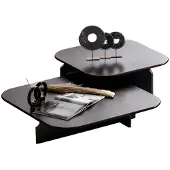 AEA Moderner Brauner Couchtisch Quadratischer Wohnzimmertisch Holztisch