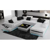 Xl Moebel Gmbh Eckgarnitur Leder Sofa Wohnzimmer Wohnlandschaft Polsterecke Sitzgarnituren +USB