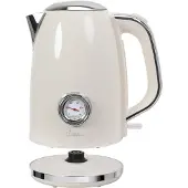 Silva Bouilloire Bikitchen nostalgia 170 blanc crème, 1,7 litre 410139