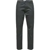 Selected Pantalon chino 'SLHMiles Flex' gris foncé