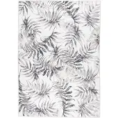 FRAAI Tapis botanique | Palmier Leaves Gris | 80x150cm | Gris | Rectangulaire | Tapis