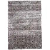 NATURL. Tapis à poils longs | Glazy Gris Clair | 80x150cm | Gris | Rectangulaire | Tapis