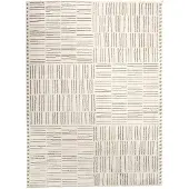 FRAAI Tapis scandinave | Yune Lines Crème/Vert | 80x150cm | Crème | Rectangulaire | Tapis