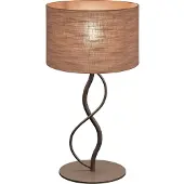 Masterlight Lampe de table Terry Dolo cacao Ø 30cm