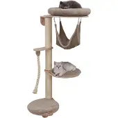 Kerbl Wandkratzbaum Dolomit Grappa 158cm platzsparend m. Sisalseil taupe 84458
