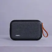 Remax Haut-parleur Bluetooth portable , modèle en tissu, couleur noire
