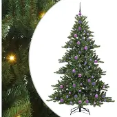 vidaXL Sapin de Noël Artificiel à Branches Articulées Vert 180 cm PVC