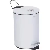 Blomus Poubelle à pédale en inox TUBO Poubelle 3 litres blanc 68945