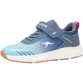 Kangaroos KB-Rida : Chaussures de sport pour enfants, modèle sneaker, adaptées pour l'intérieur, de couleur bleue