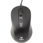 ITek CLK C01, Pour droitiers et gauchers, Optique, USB Type-A, 3600 DPI, Noir
