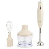 Salter Ensemble de mixeur plongeant rétro , 3-en-1, 600 W, 2 vitesses