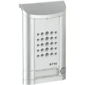 Ritto Schneider Electric GmbH Minivox Station de porte 1271937 1 touche blanc alu (1271937)