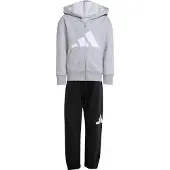 Adidas Survêtement 'Essentials' gris / noir / blanc