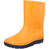 Beck Bottes en caoutchouc bleu nuit / orange