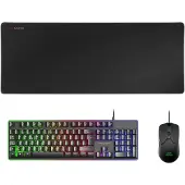 Mars Gaming Clavier Et Souris Gaming Avec Tapis De Souris Mcpx