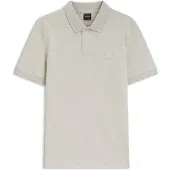 BOSS pour homme. 50507803 Polo Passenger beige (M), Casuel, Coton, Manche courte