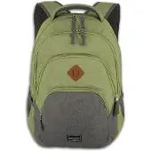 Travelite sac à dos de loisirs sac à dos pour ordinateur portable Basic Melange Backpack 22L Green / Grey vert gris