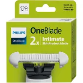 Philips Lames de rechange pour rasage OneBlade Intimate, hommes, 2 pièces