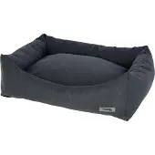 Kerbl Kuschelbett Platin Ortho (Farbe grau, 80 x 60 x 25 cm, waschbar) 80478