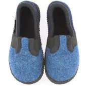 Beck Pantoufle 'Bobby' bleu / bleu nuit