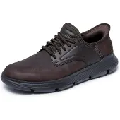 SKECHERS Garza lacets marron
