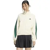 Adidas Stadium Tracktop Femme - Vestes Zippees, Beige - Taille S (34-36) - Poly Mesh