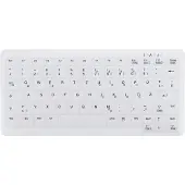 Cherry AK-C4110 Clavier USB QWERTZ Français Blanc (AK-C4110F-U1-W/GE)