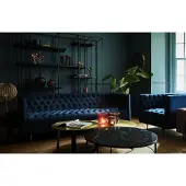 AEA Chesterfield Sofa Couch Polster Leder Couchen Polster Garnitur 4 Sitzer