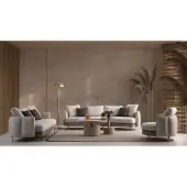 AEA Loungemöbel Sofagarnitur Sofalandschaft Sitzgarnitur Polsterecke Sofa Couch 5tlg
