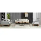 AEA Sofagarnitur Italienischer Stil Sitzgarnitur Polstergarnitur Sofa Couch 3+3+1