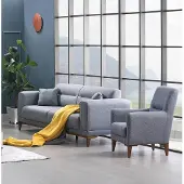 AEA Wohnlandschaft Couch Sofagarnitur Sofa Sitzgruppe Lounge Polstermöbel 3+1
