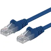 PremiumCord Câble de raccordement UTP RJ45-RJ45 niveau CAT6,, modr ? (UTP, CAT6, 10 m)