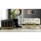 AEA Sofagarnitur Italienischer Stil Sitzgarnitur Polstergarnitur Sofa Couch 3+3